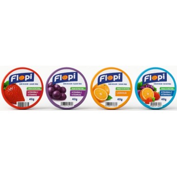 BALA FLOPI SEM ACUCAR 40 GR