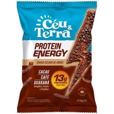 CHIPS ARROZ CÉU E TERRA PROTEIN CACAU CAFÉ 50G CHIPS ARROZ CÉU E TERRA PROTEIN CACAU CAFÉ 50G