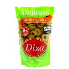 AZEITONA VERDE DIZA SACHE FATIADA 100G