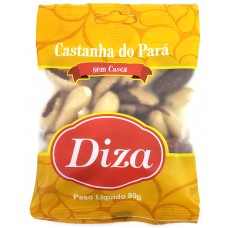 CASTANHA DO PARÁ DIZA S/CASCA 80GR