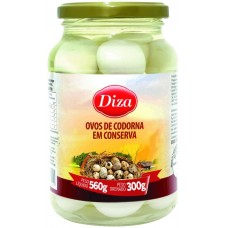 OVO DE CODORNA EM CONSERVA DIZA VIDRO 300G