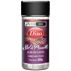 SAL DE PARRILLA C/ ALHO EM FLOCOS DIZA 500G