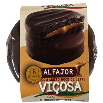 ALFAJOR  BRAUNERIA DOCE DE LEITE VIÇOSA 60G