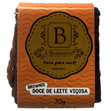 BROWNIE BRAUNERIA DOCE DE LEITE VIÇOSA 70G