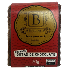 BROWNIE BRAUNERIA GOTAS DE CHOCOLATE 70G