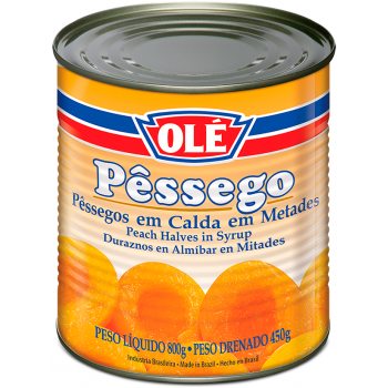PÊSSEGO EM CALDA OLÉ 450G