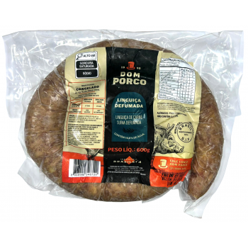 LINGUICA DEFUMADA DOM PORCO 600G