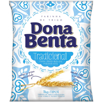 FARINHA DE TRIGO DONA BENTA TRADICIONAL 1KG
