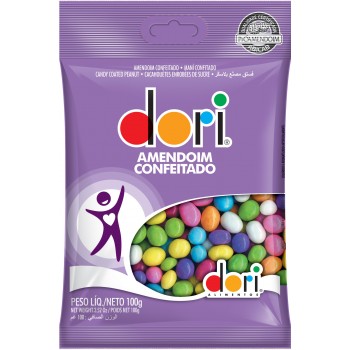 AMENDOIM DORI COLORIDO 100G