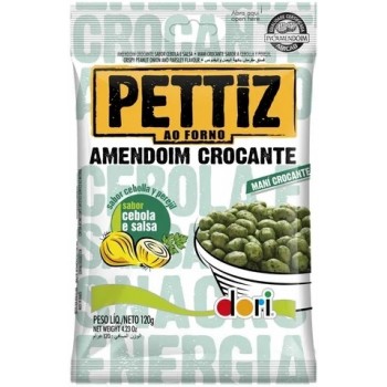 AMENDOIM DORI PETTIZ CEBOLA SALSA 120 GR