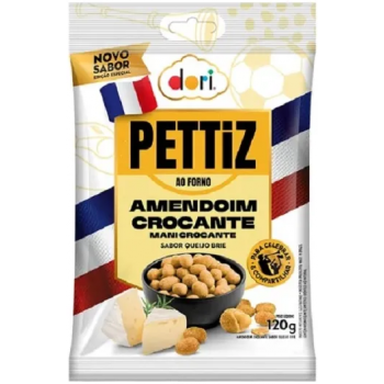 AMENDOIM DORI PETTIZ QUEIJO BRIE 120G