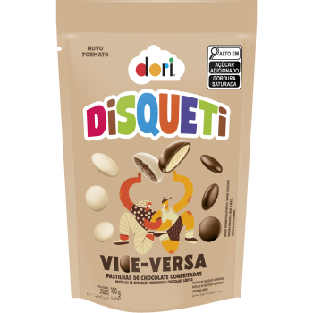 BALA DORI DISQUETI VICE VERSA CHOCOLATE 100G