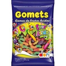 BALA DORI GOMETS MINHOCAS ÁCIDAS 600GR