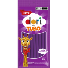 BALA DORI REGALIZ TUBO RECHEADO UVA 70G BALA DORI REGALIZ TUBO RECHEADO UVA 70G