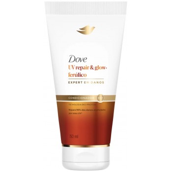CONDICIONADOR DOVE UV REPAIR GLOW FERÚLICO 150ML