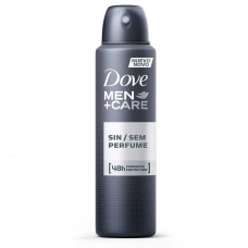 DESODORANTE DOVE MEN AEROSOL SEM PERFUME 89G