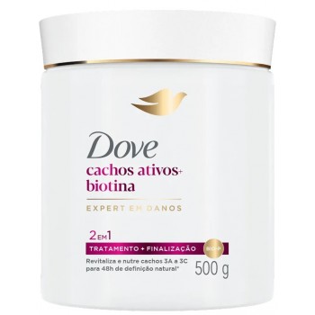 MASCARA TRATAMENTO DOVE CACHOS ATIVOS BIOTINA 500G