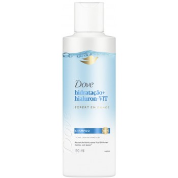 SHAMPOO DOVE HIDRATAÇÃO HIALURON VIT 190ML