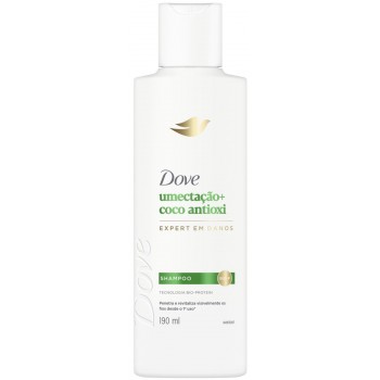 SHAMPOO DOVE UMECTAÇÃO COCO ANTIOXI 190ML