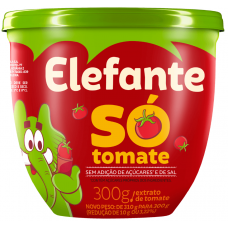 EXTRATO DE TOMATE ELEFANTE SO TOMATE POTE 300 GR