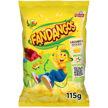 SALGADINHO ELMA CHIPS FANDANGOS QUEIJO 105 GR