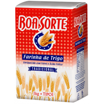FARINHA DE TRIGO BOA SORTE 1KG