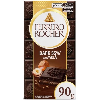 CHOCOLATE FERRERO ROCHER DARK 55 AVELA 90 GR