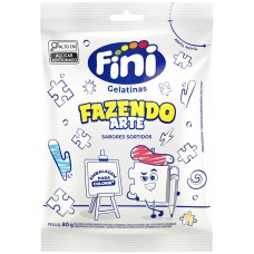 BALA FINI GELATINA FAZENDO ARTE SORTIDOS 80G