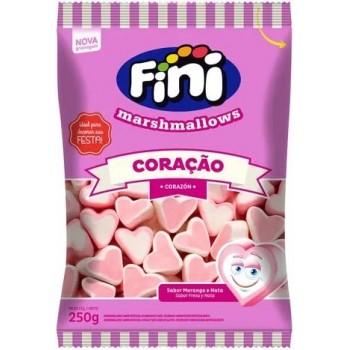 BALA FINI MARSHMALLOW CORACAO 250G