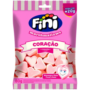 BALA FINI MARSHMALLOW CORACAO 60G