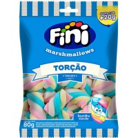 BALA FINI MARSHMALLOW TORÇÃO BAUNILHA 80 GR