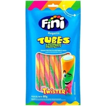 BALA FINI REGALIZ TUBES TWISTER CITRICOS  80 GR