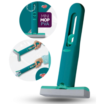 MINI MOP PVA FLASH LIMP LIMPA, LAVA E SECA