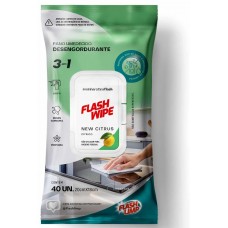 PANO UMEDECIDO DESENGORD CITRUS FLASH LIMP C/40 UN