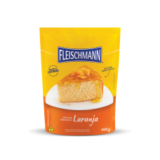 MISTURA PARA BOLO FLEISCHMANN LARANJA 390 GR 