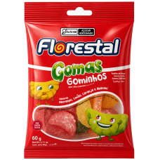 BALA FLORESTAL GOMA GOMINHOS 60GR