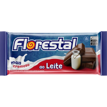 CHOCOLATE FLORESTAL BARRA AO LEITE 80 GR