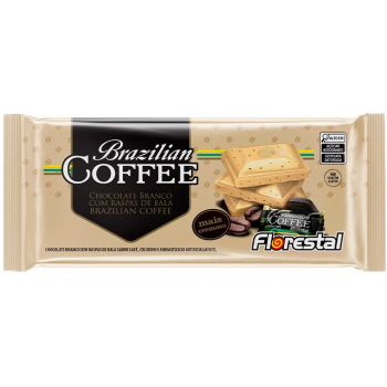 CHOCOLATE FLORESTAL BARRA COFFEE BRANCO 80 G      