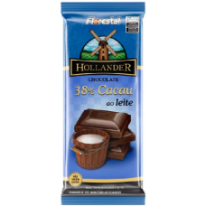 CHOCOLATE FLORESTAL BARRA HOLLANDER 38 CACAU 80 GR CHOCOLATE FLORESTAL BARRA HOLLANDER 38 CACAU 80 GR