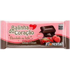 CHOCOLATE FLORESTAL BARRA LEITE/MORANGO 80 G CHOCOLATE FLORESTAL BARRA LEITE/MORANGO 80 G