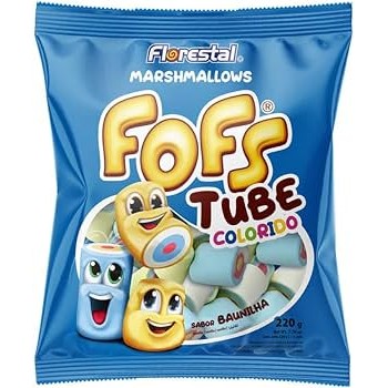 MARSHMALLOW FLORESTAL FOFS TUBE BAUNILHA 220G