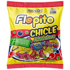 PIRULITO FLORESTAL FLOPITO CHICLE AZEDINHO 500G PIRULITO FLORESTAL FLOPITO CHICLE AZEDINHO 500G