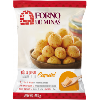 PÃO DE QUEIJO FORNO DE MINAS COQUETEL 400G