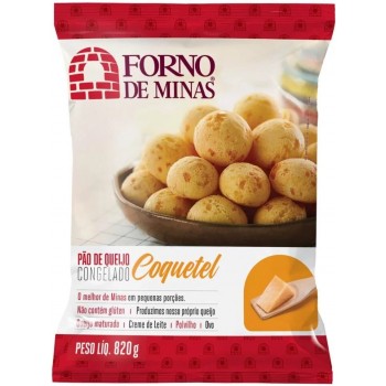 PÃO DE QUEIJO FORNO DE MINAS COQUETEL 820G