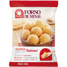 PÃO DE QUEIJO FORNO DE MINAS TRADICIONAL 400G