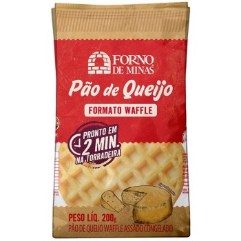 PÃO DE QUEIJO FORNO DE MINAS WAFFLE 200G