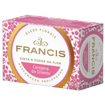 SABONETE FRANCIS CX CEREJEIRA ROSA 90 GR