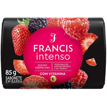 SABONETE FRANCIS INTENSO FRUTAS VERMELHAS 85G
