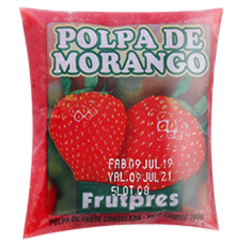 POLPA DE FRUTA FRUTPRES MORANGO 100GR