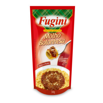 MOLHO DE TOMATE FUGINI BOLONHESA SACHE 340 GR